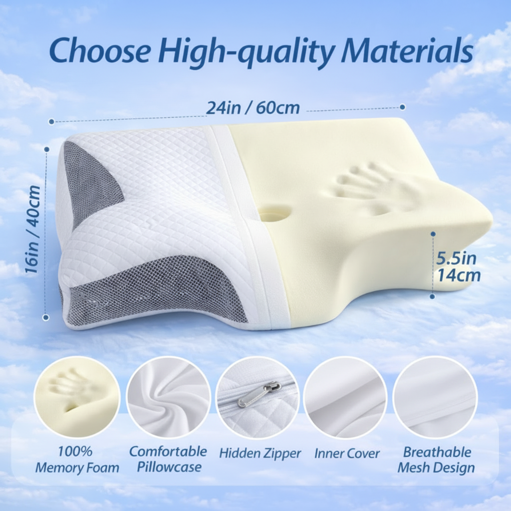 Premium Memory Foam Sleep Pillow™